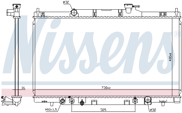 Radiateur Nissens 68606