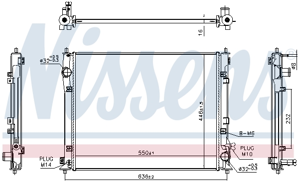 Radiateur Nissens 686802