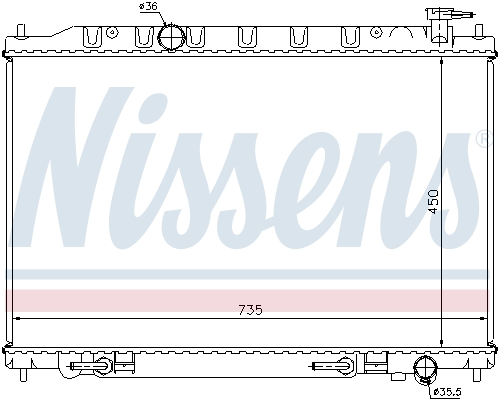 Nissens Radiateur 68712