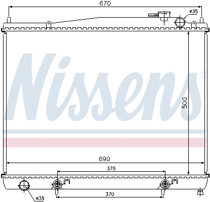 Nissens Radiateur 68715