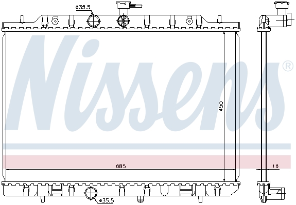 Nissens Radiateur 68724