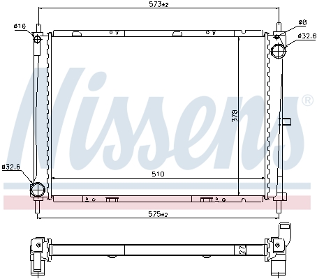 Nissens Radiateur 68731