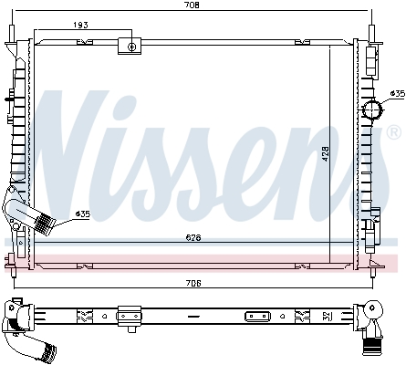 Nissens Radiateur 68733