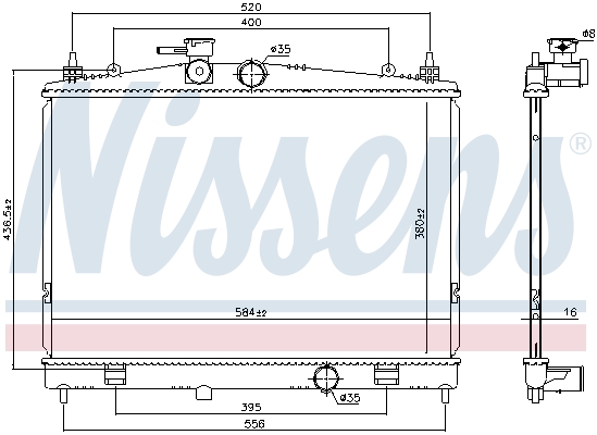 Nissens Radiateur 68735