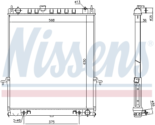 Nissens Radiateur 68738