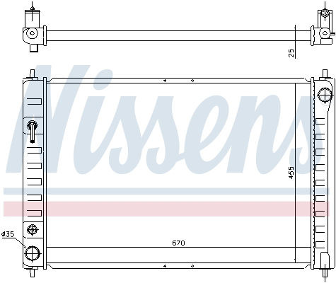 Nissens Radiateur 68743