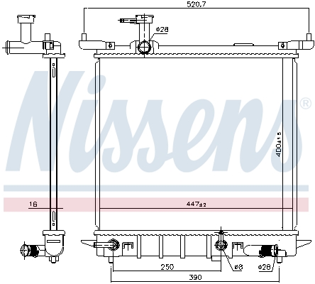 Nissens Radiateur 68755