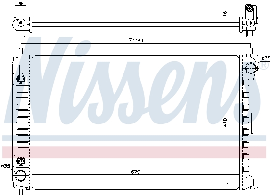 Nissens Radiateur 68762
