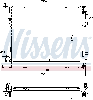 Nissens Radiateur 68786