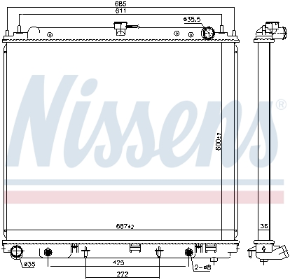 Nissens Radiateur 68809