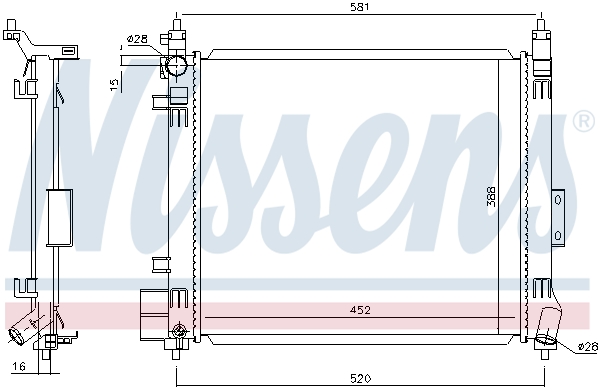 Nissens Radiateur 68810