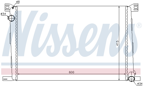 Radiateur Nissens 69706