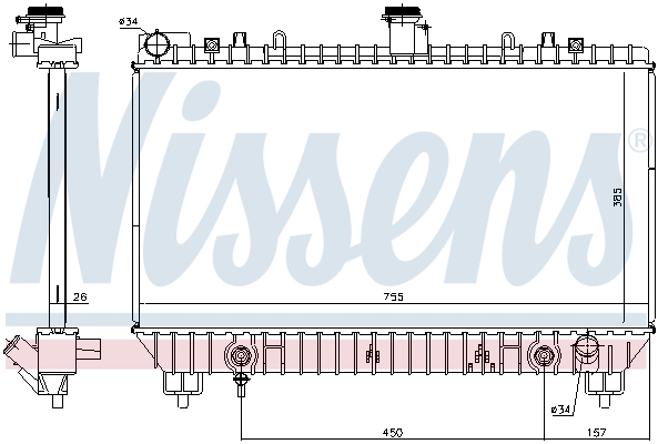 Nissens Radiateur 69097