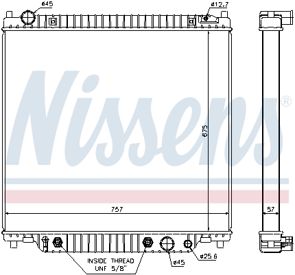 Radiateur Nissens 69205