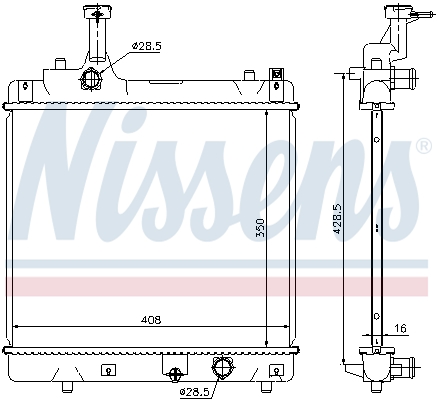 Nissens Radiateur 69401
