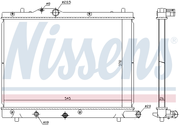 Nissens Radiateur 69404