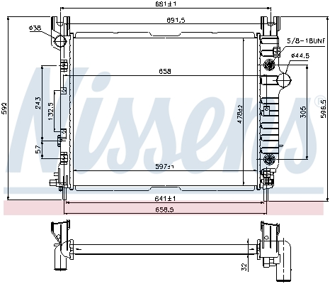 Nissens Radiateur 69451