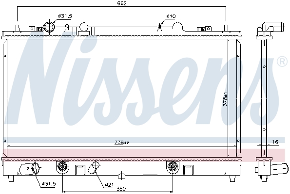 Radiateur Nissens 69465