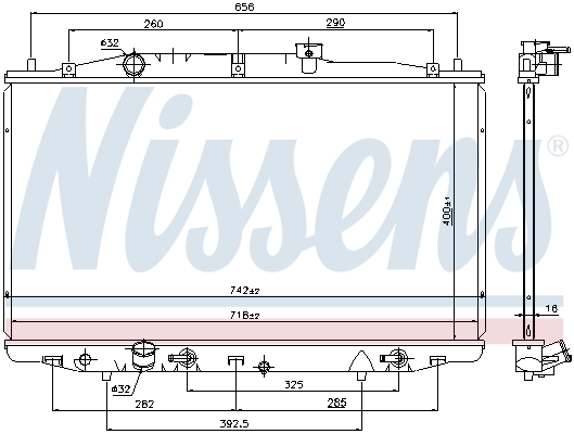 Nissens Radiateur 69475