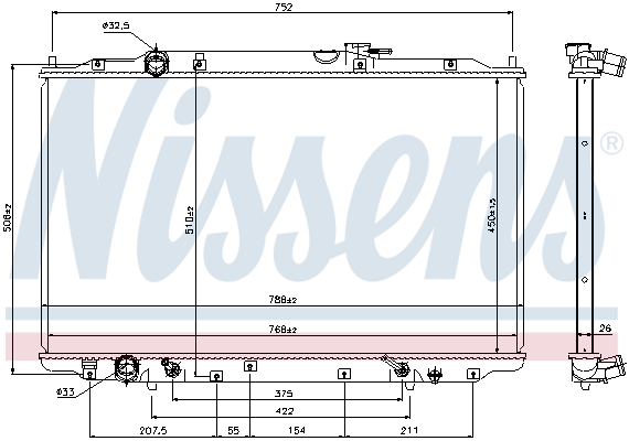 Nissens Radiateur 69477