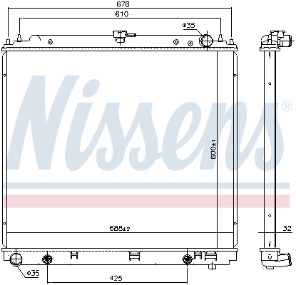 Nissens Radiateur 69485