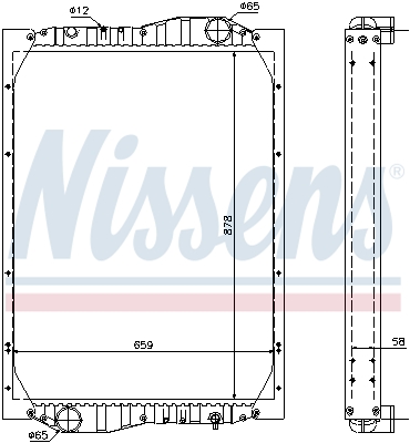Radiateur Nissens 69601A