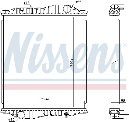 Radiateur Nissens 69602A