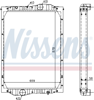Radiateur Nissens 69603A