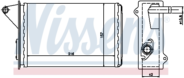 Nissens Kachelradiateur 71429