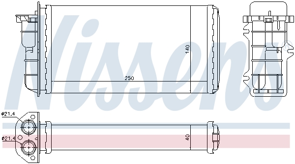 Nissens Kachelradiateur 71441