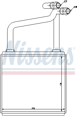 Nissens Kachelradiateur 72031