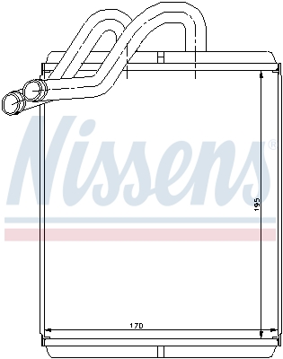 Nissens Kachelradiateur 77518