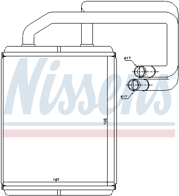 Nissens Kachelradiateur 77528