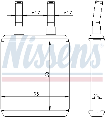 Nissens Kachelradiateur 77604