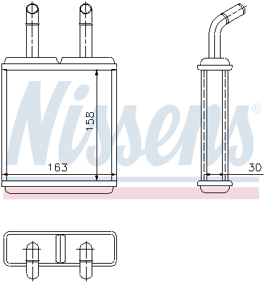 Kachelradiateur Nissens 77621