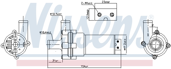 Nissens Waterpomp 831050