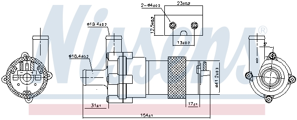 Nissens Waterpomp 831056