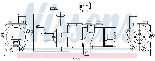 Nissens Waterpomp 831114