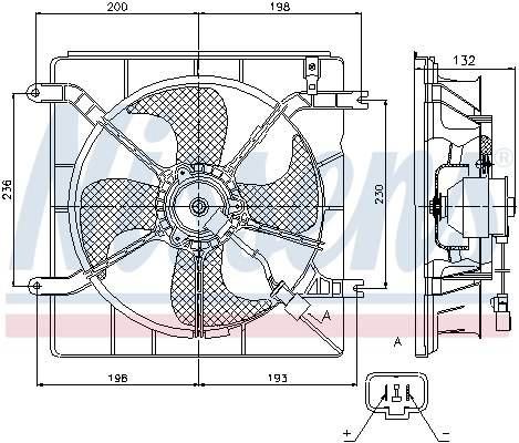 Nissens Ventilatorwiel-motorkoeling 85046
