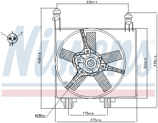 Nissens Ventilatorwiel-motorkoeling 85056
