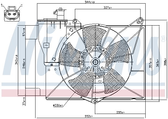 Nissens Ventilatorwiel-motorkoeling 85227