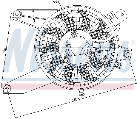 Nissens Ventilatorwiel-motorkoeling 85370