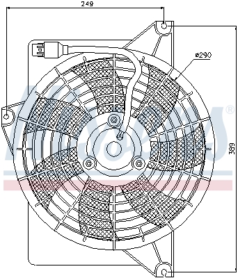 Nissens Ventilatorwiel-motorkoeling 85372