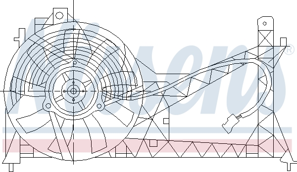 Ventilatorwiel-motorkoeling Nissens 85445