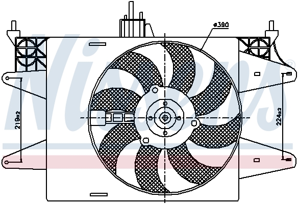 Nissens Ventilatorwiel-motorkoeling 85572