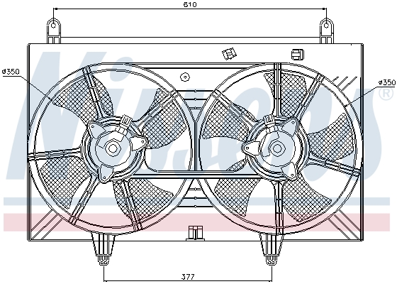 Nissens Ventilatorwiel-motorkoeling 85615