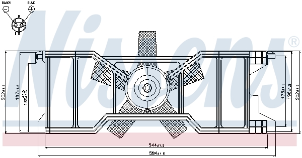 Nissens Ventilatorwiel-motorkoeling 85630