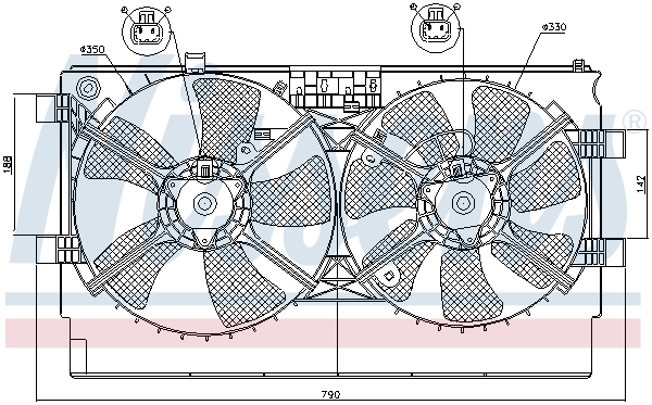 Nissens Ventilatorwiel-motorkoeling 85635
