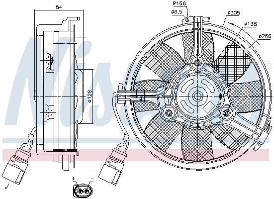 Nissens Ventilatorwiel-motorkoeling 85639