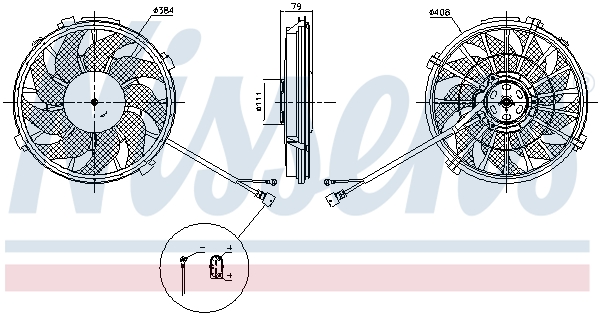 Nissens Ventilatorwiel-motorkoeling 85753